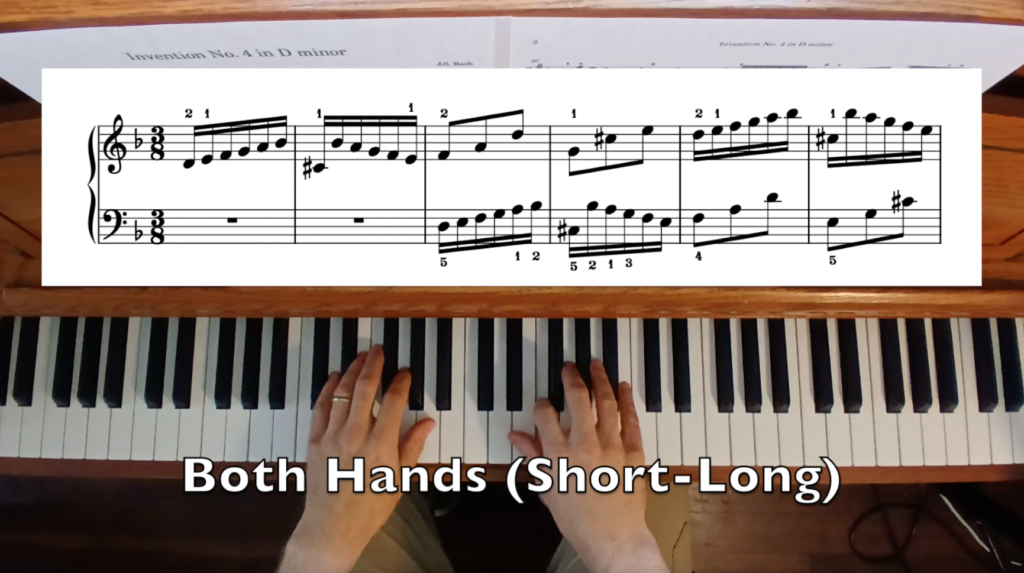 piano practice strategy - rhythmic variations