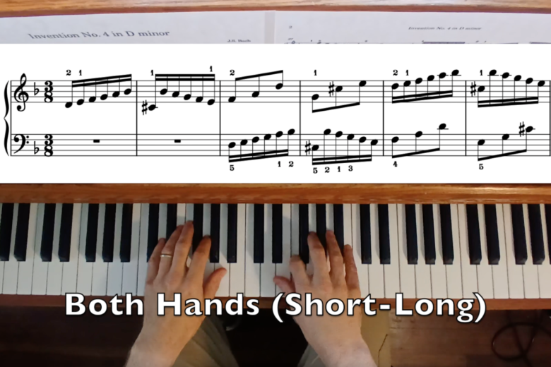 piano practice strategy - rhythmic variations